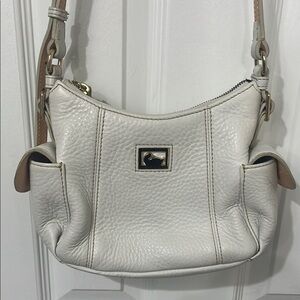 White Leather Shoulder Bag